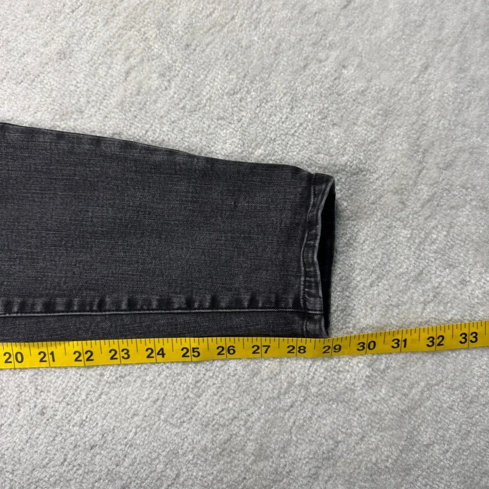 Liverpool Skinny Jeans Womens 12/31 Black The Skinny Mid Rise Stretch Denim Pant